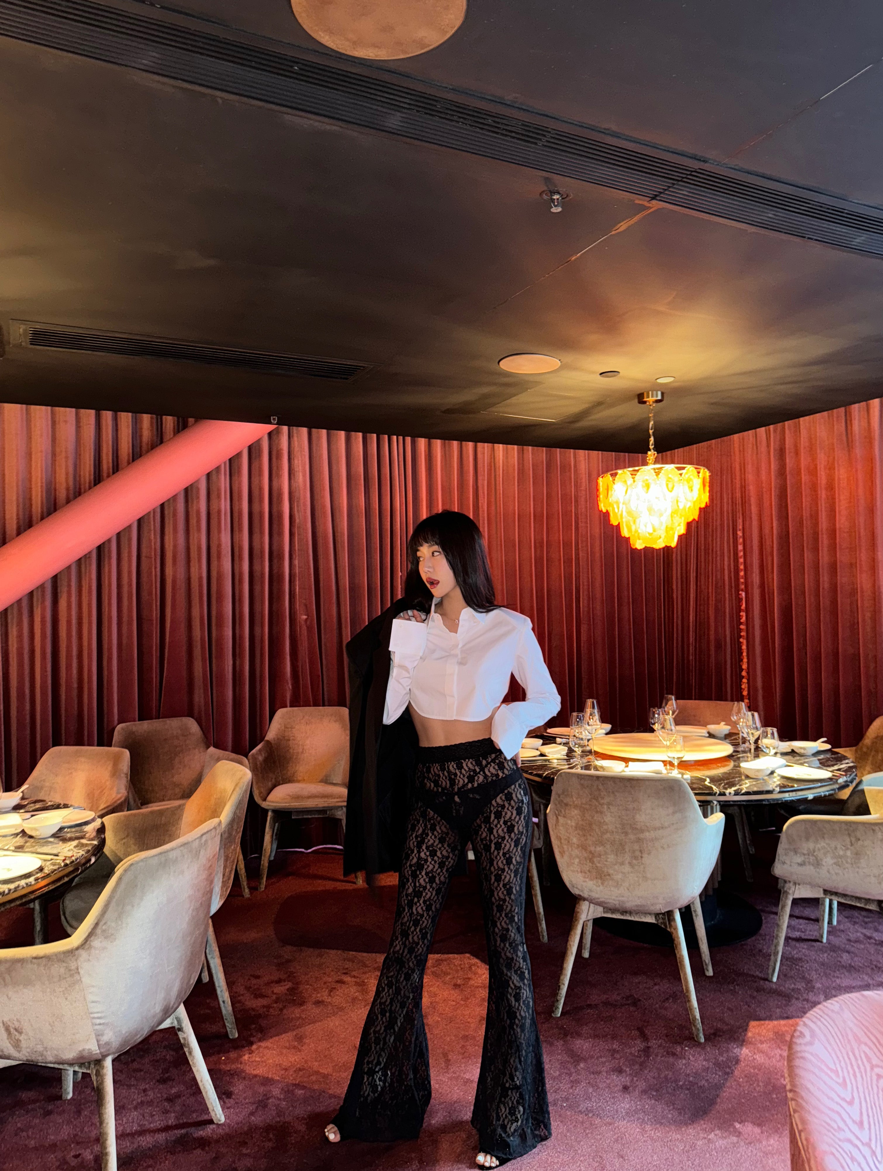 Vesper Lace Flare Pants