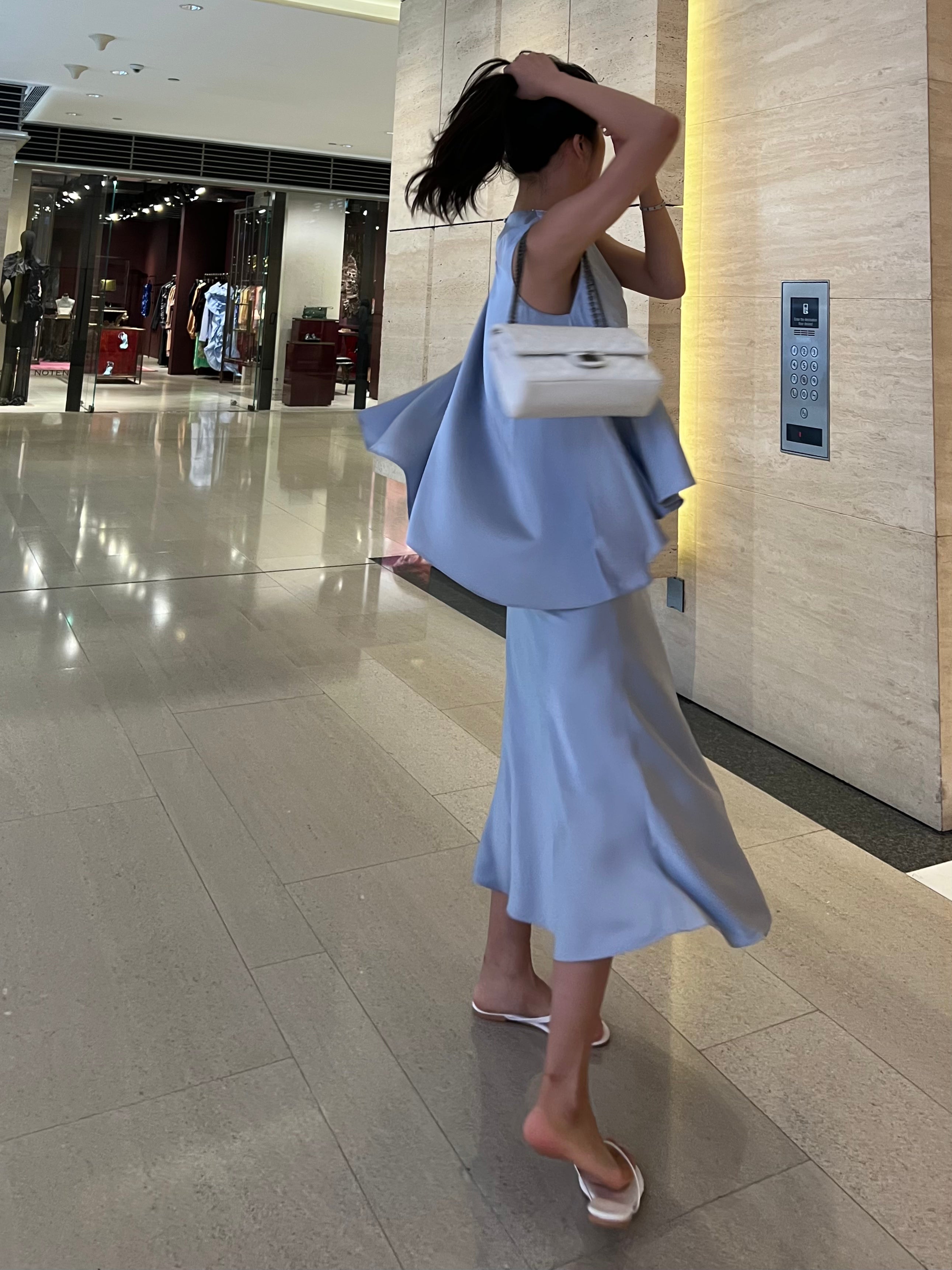 Evelyn Silky Two-piece Set