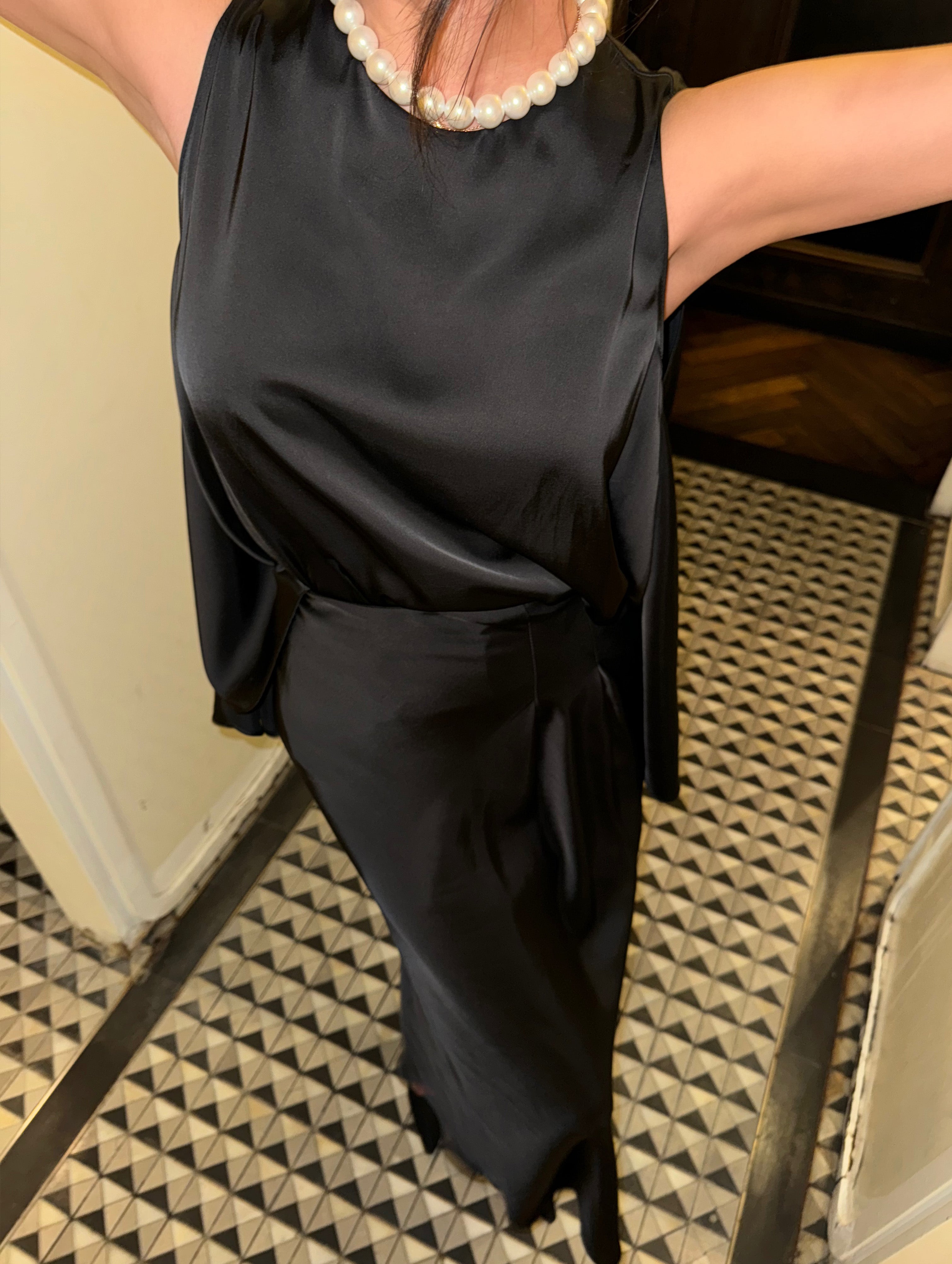 Evelyn Silky Two-piece Set