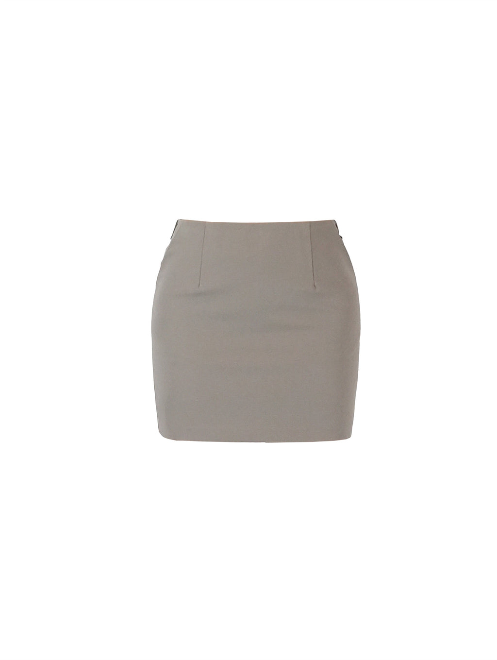 Pleats Layer Clip Miniskirt